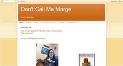 Desktop Screenshot of dontcallmemarge.com